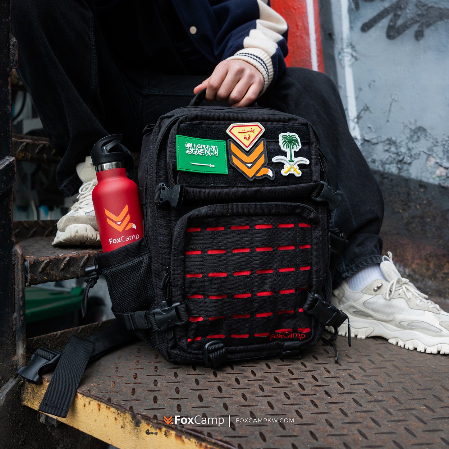 BETA - Black & Red 25L Backpack