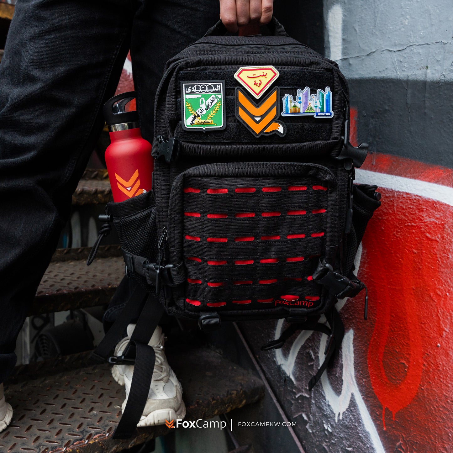 BETA - Black & Red 25L Backpack