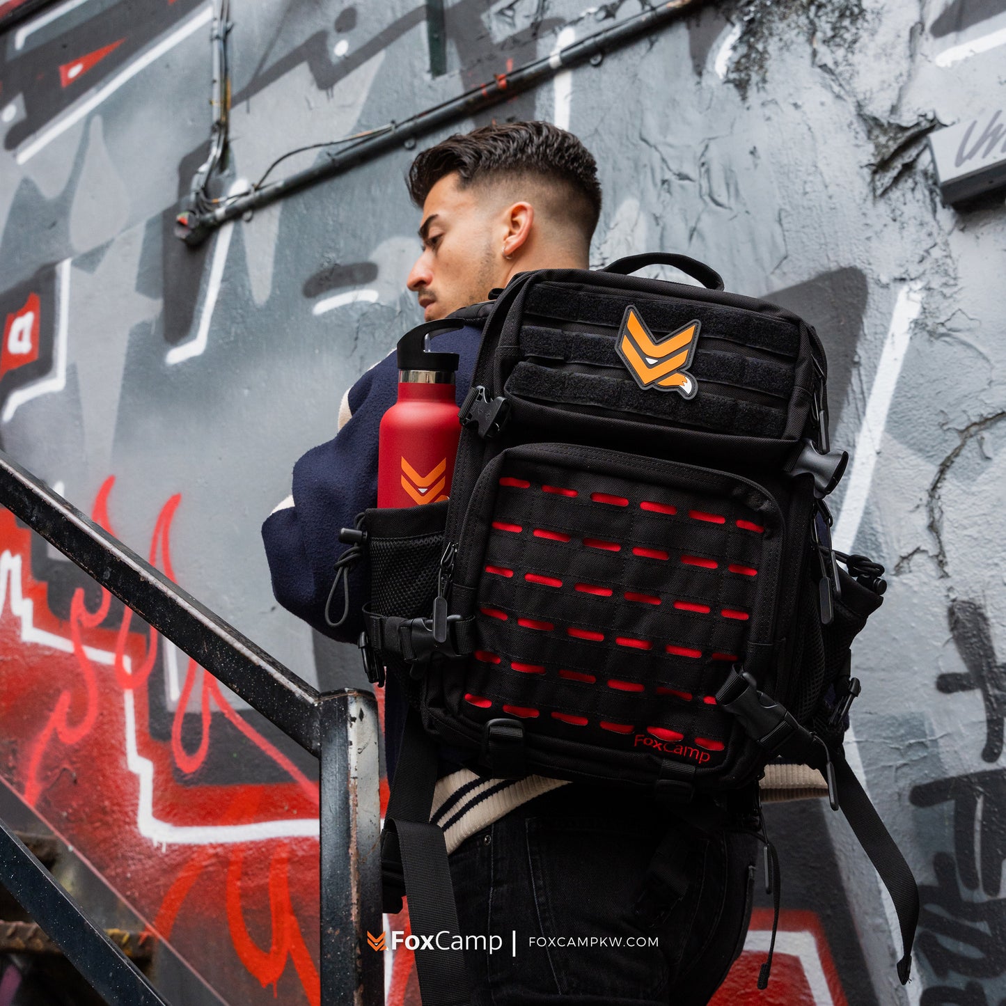 BETA - Black & Red 25L Backpack