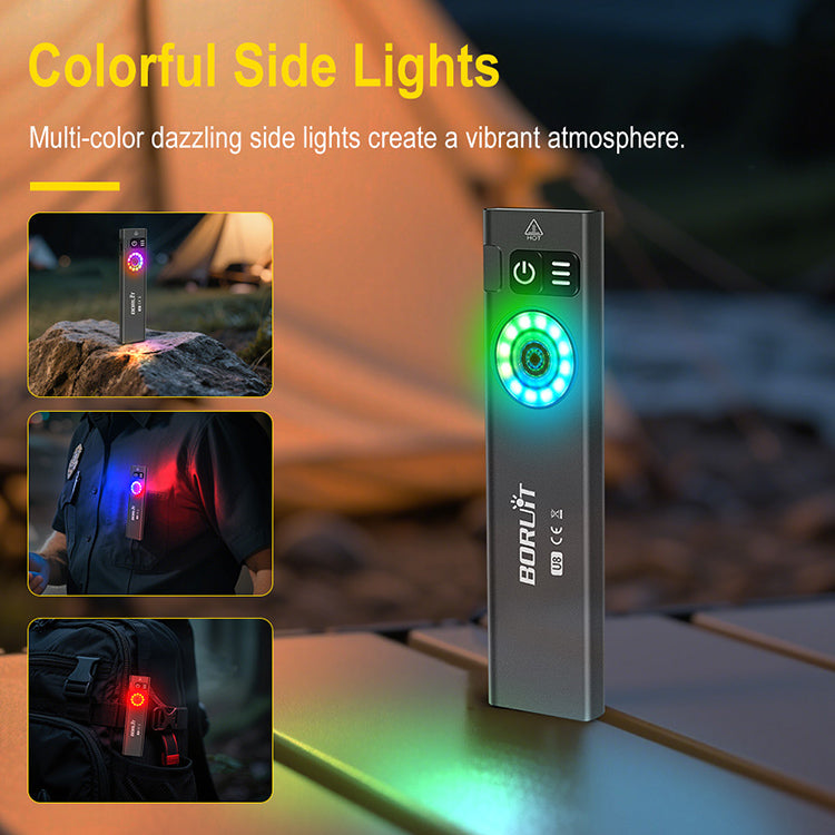 BORUiT U8 Mini Flashlight