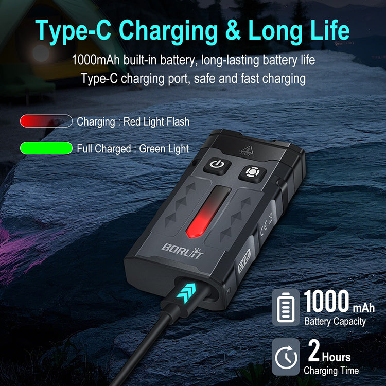 BORUiT EV20 Mini Flashlight