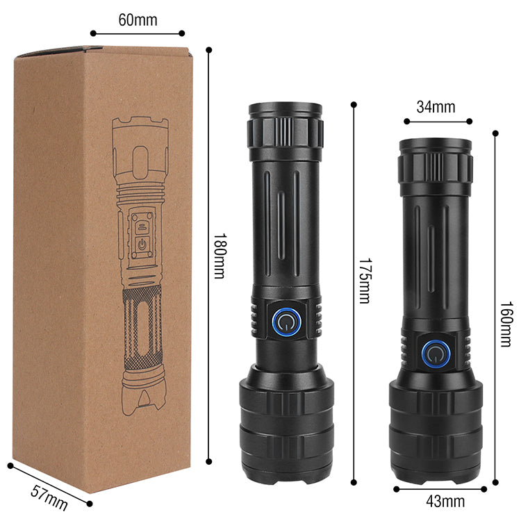 BORUiT 3000lm Flashlight