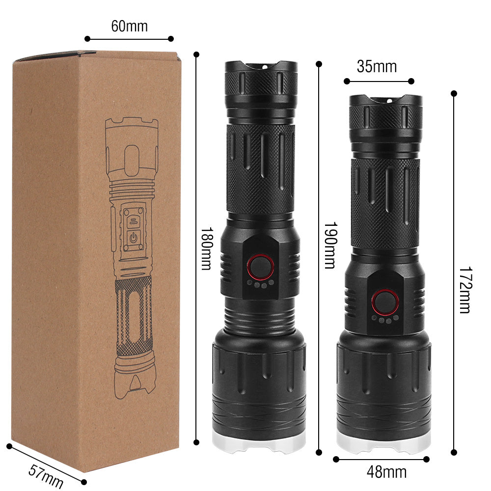 BORUiT 5000lm Flashlight