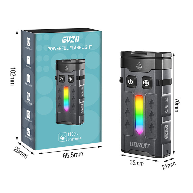 BORUiT EV20 Mini Flashlight