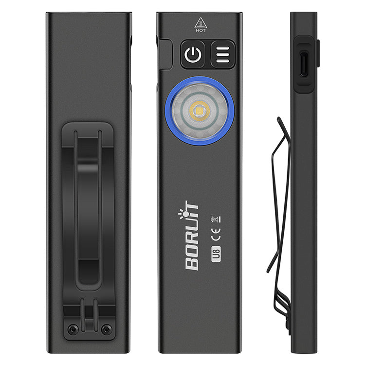BORUiT U8 Mini Flashlight