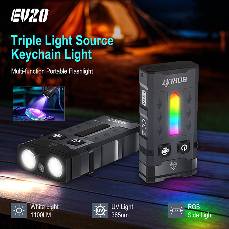 BORUiT EV20 Mini Flashlight