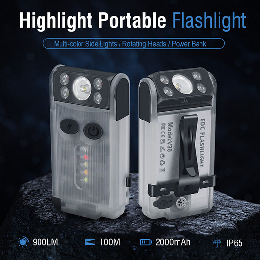 BORUiT 900lm Mini Flashlight (V30)