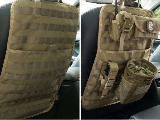 Car Seat Molle Storage Bag (Khaki)