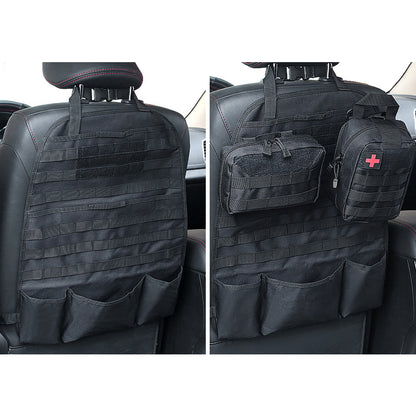 Vehicle rear seat back organizer (Black)