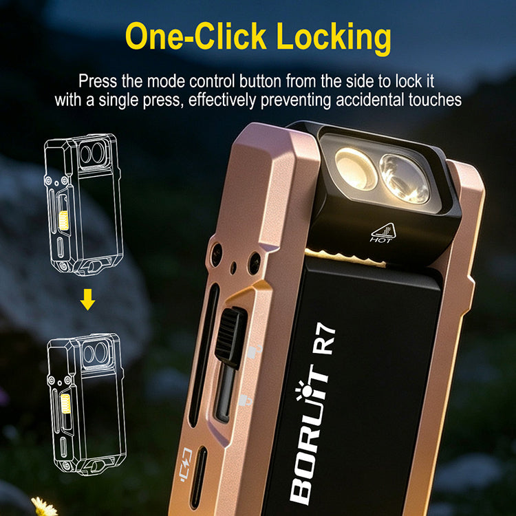 BORUiT R7 Mini Flashlight