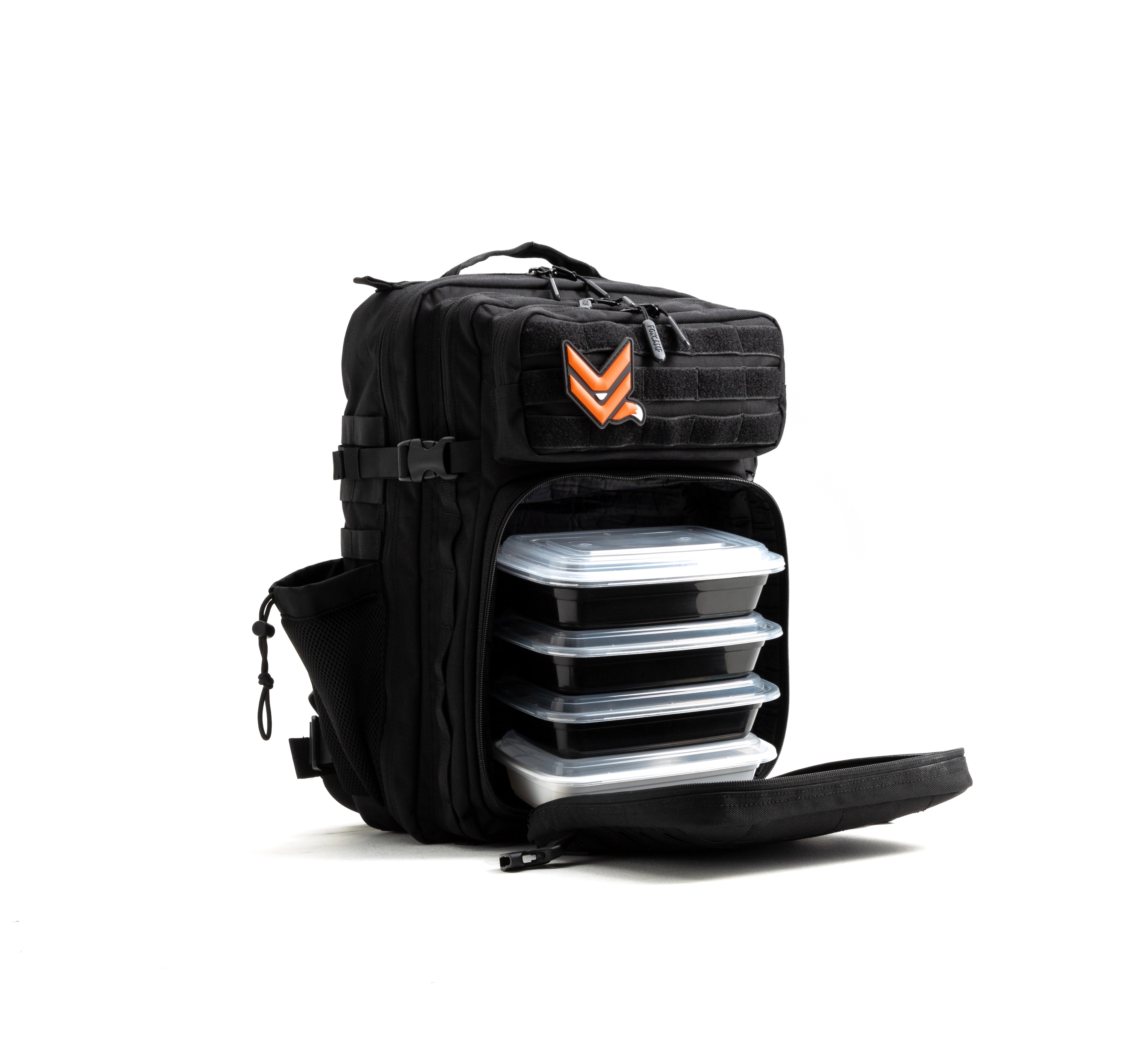ALPHA - Black 45L Meals Backpack