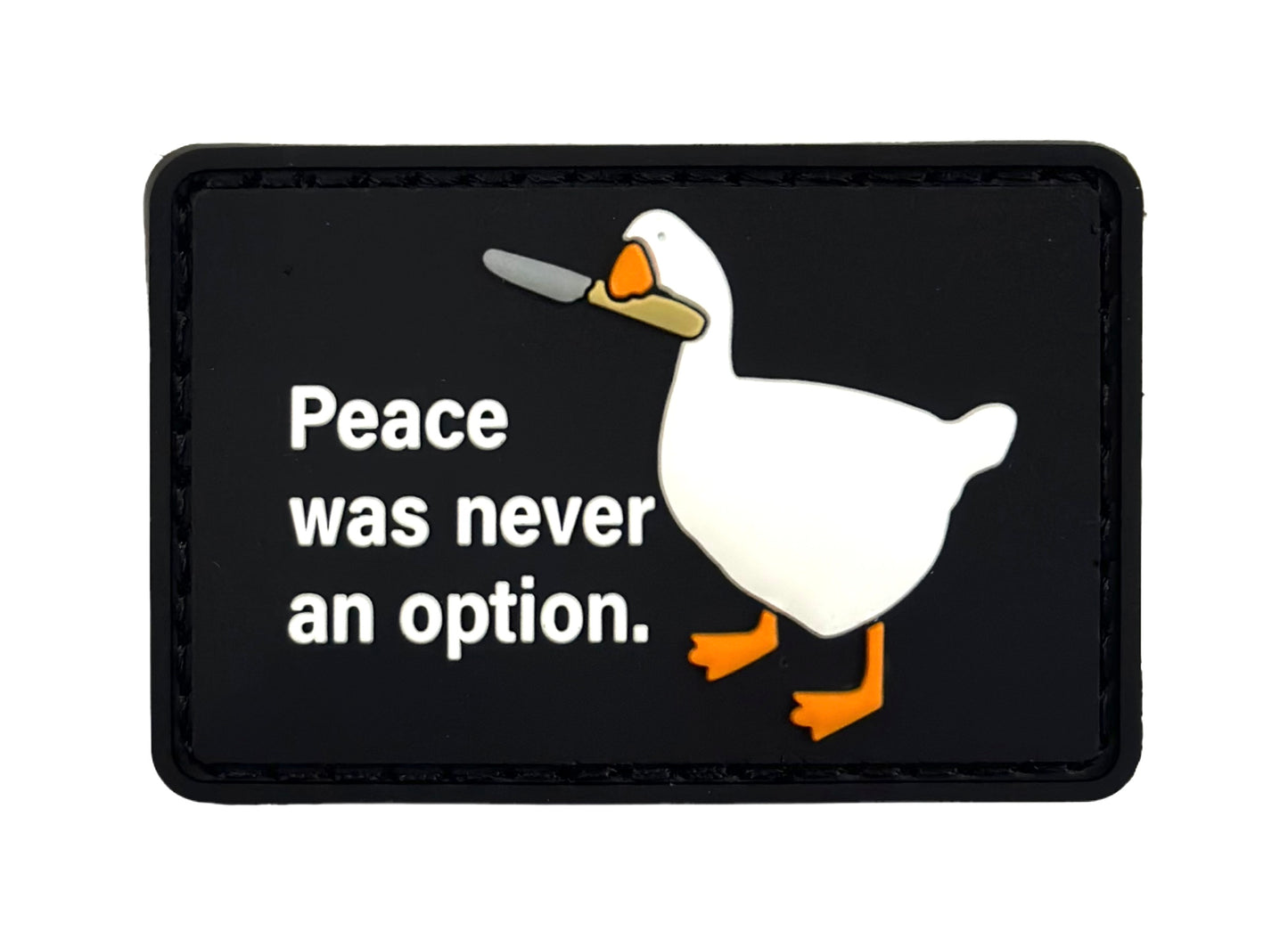 Peace was never an option